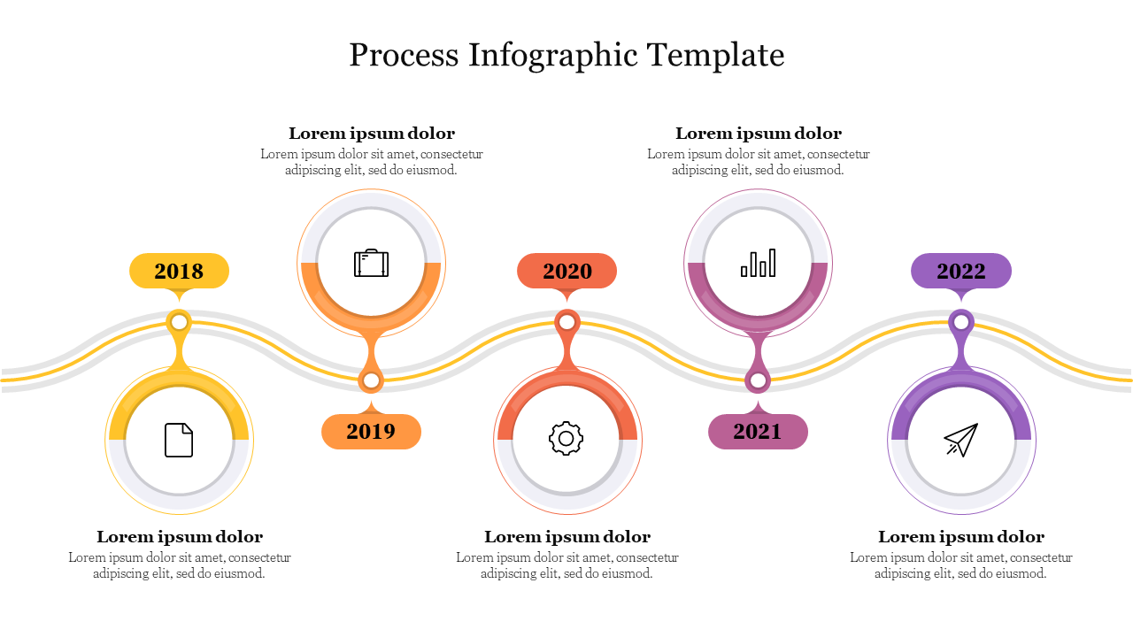 Free Process Infographic Template